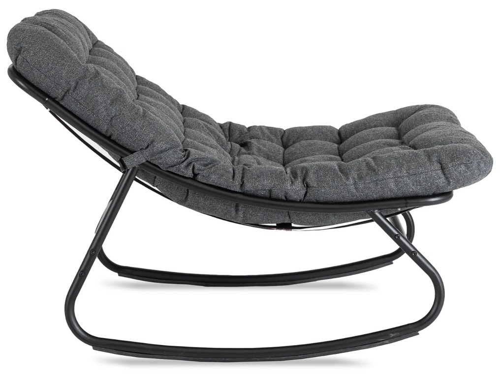 PROXIMA.store - Relaxačné hojdacie kreslo AURORA FARBA: čierna