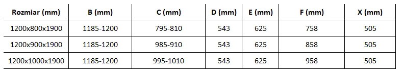 Mexen Omega, sprchovací kút s posuvnými dverami 120 (dvere) x 90 (stena) cm, 8mm číre sklo, chrómový profil + slim sprchová vanička 5cm, 825-120-090-01-00-4010