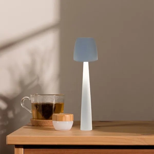 LED Stm. nabíjacia dotyková stolná lampa LED/3W/5V 3000-6000K biela