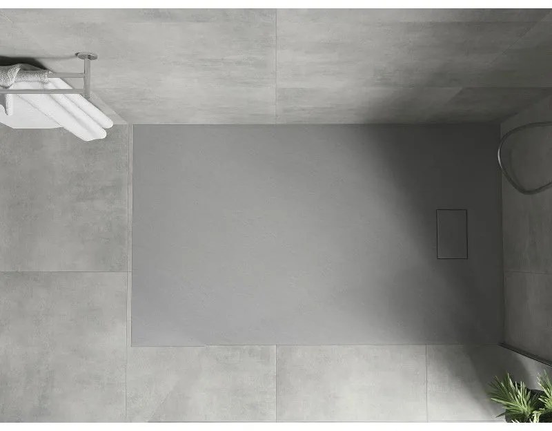 Mexen Hugo, SMC obdĺžniková sprchová vanička 150 x 70 cm, šedá, 42617015