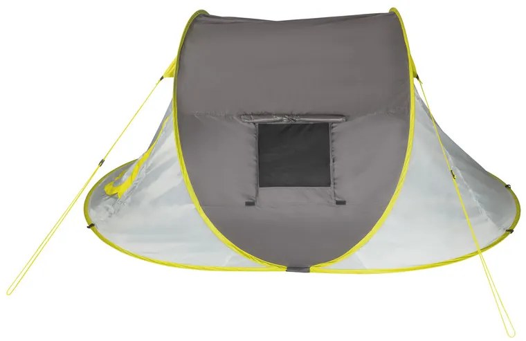 Rocktrail Pop-up kempingový stan pre 2 osoby (sivá/žltá)  (100361491)