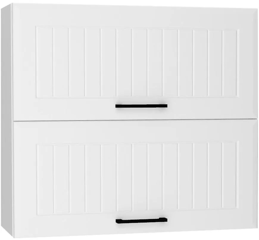 Skrinka do kuchyne Irma W80grf/2 Biely hrášok Mat