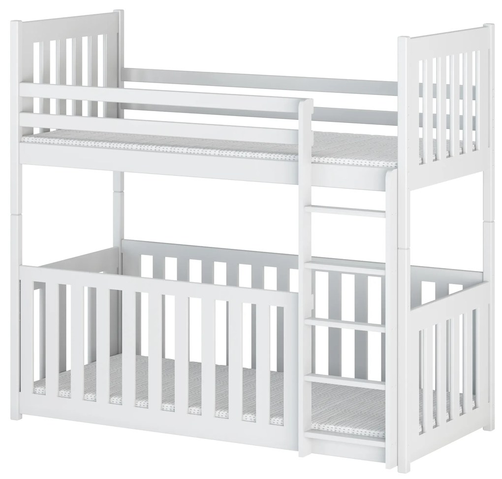 Detská posteľ 90 x 200 cm Cristine (s roštom a úl. priestorom) (biela). Vlastná spoľahlivá doprava až k Vám domov. 1013551