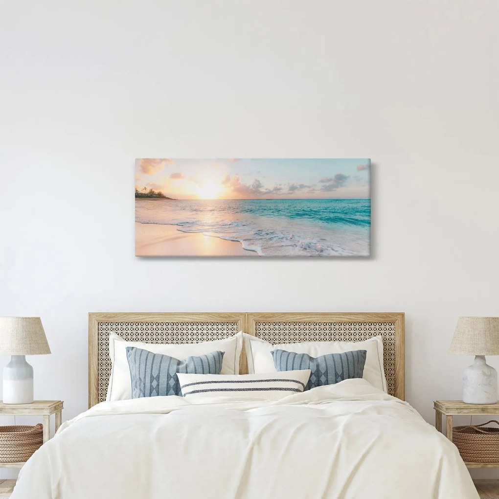 Obraz - Snová pláž (120x50 cm)