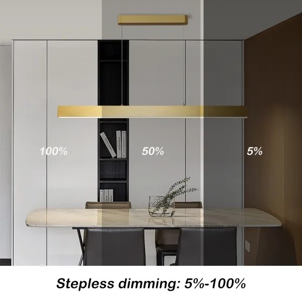 Brilagi - LED Stmievateľný luster SLEEKLINE SMART LED/40W/230V Wi-Fi Tuya zlatá+DO