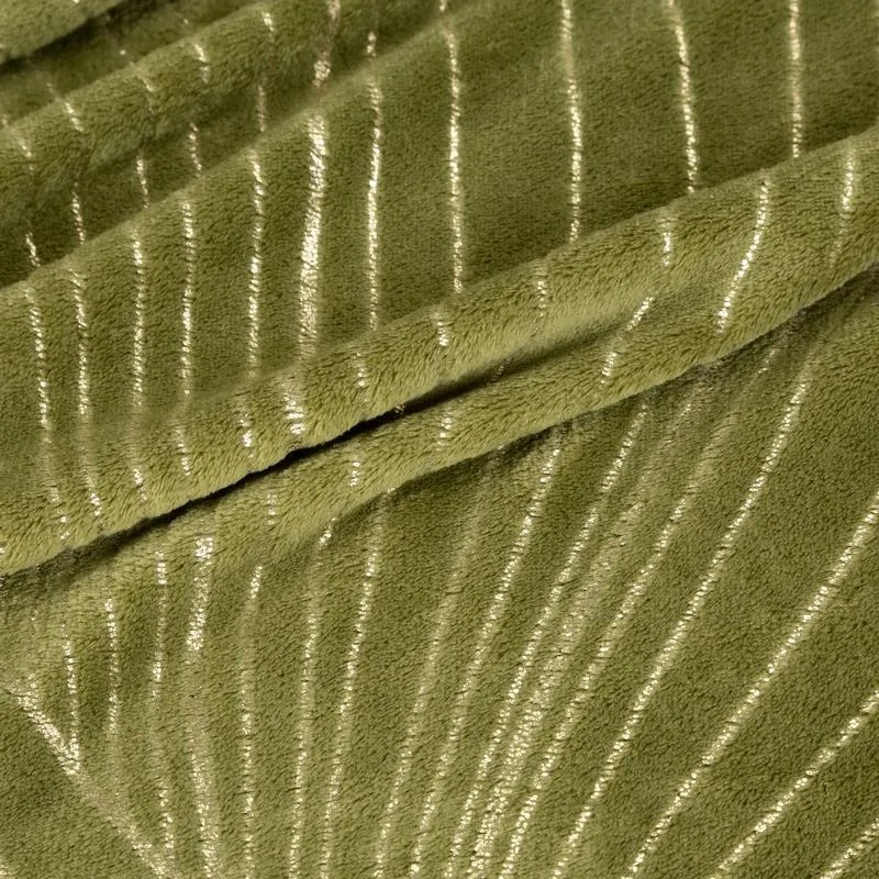 Dekorstudio Deka BLANCA3 150x200cm - olivová Rozmer deky: 150x200cm