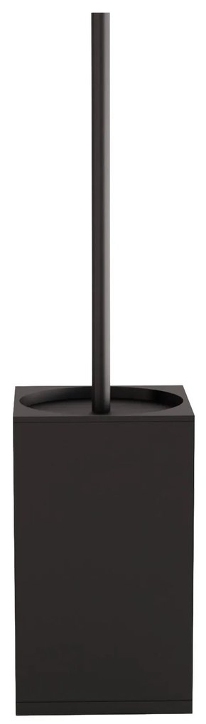 Rea Til, kovový stojan na WC s kefou, čierna matná, REA-88095