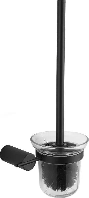 Mexen Aron WC kefa, čierna - 7088150-70