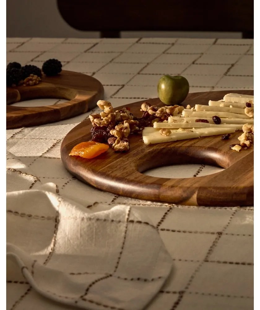 Servírovacia drevená doštička ø 30,5 cm Klot – Kave Home