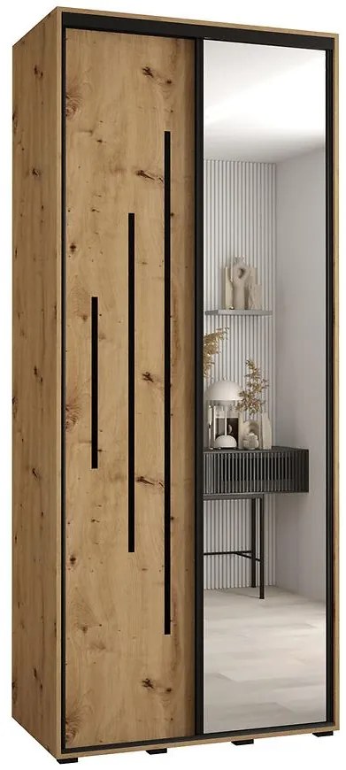 Skriňa 45 Canaris 13 120 artisan/čierna