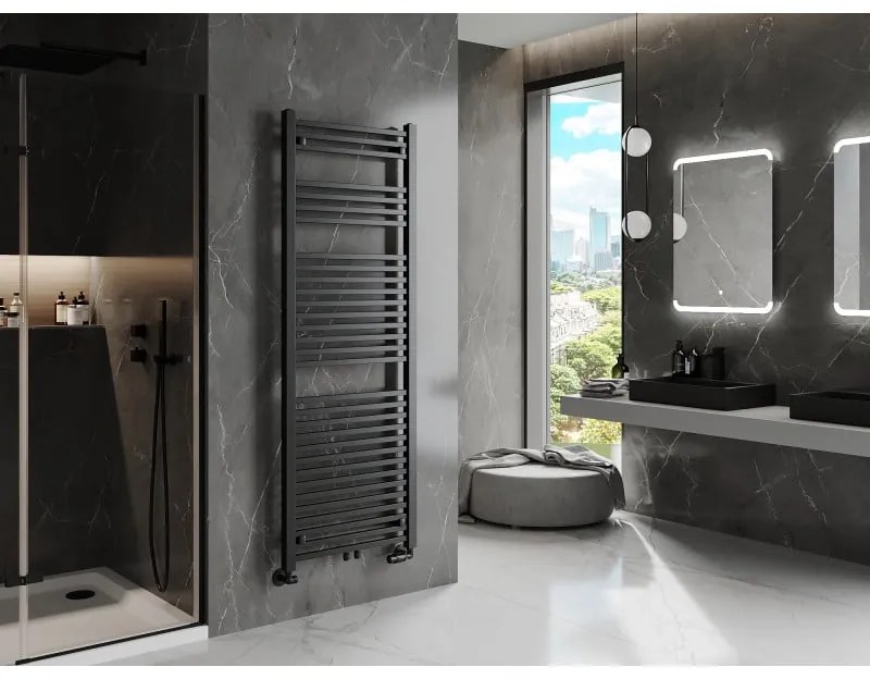 Mexen Pluton vykurovacie teleso 1700 x 600 mm, 980 W, čierna, W106-1700-600-00-70