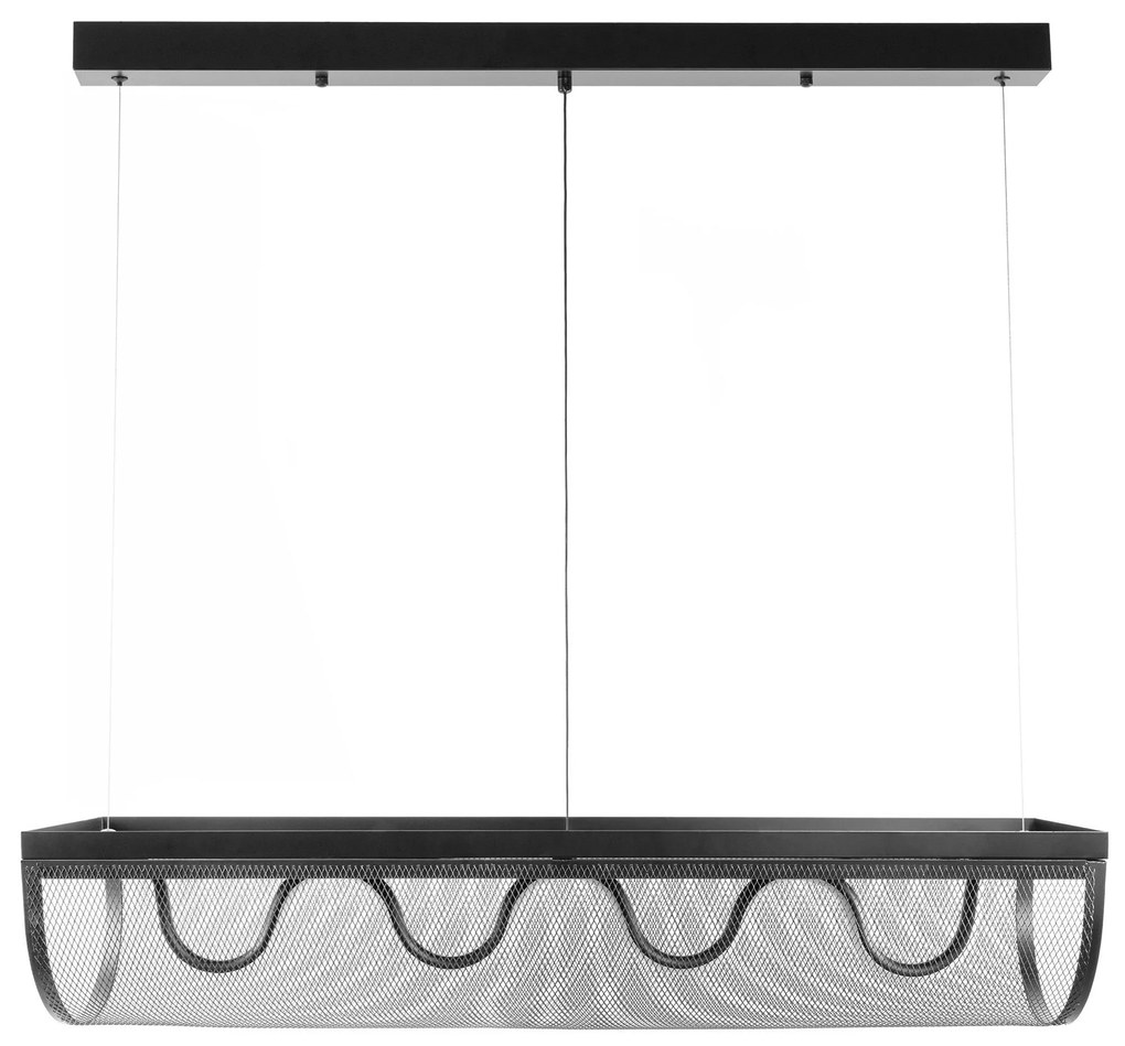 Toolight Toolight, LED stropné svietidlo 27W APP1409-CP, čierna, OSW-063952