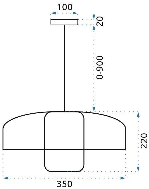 Dekorstudio Stropné svietidlo BAMBUS - APP 887 - 1CP