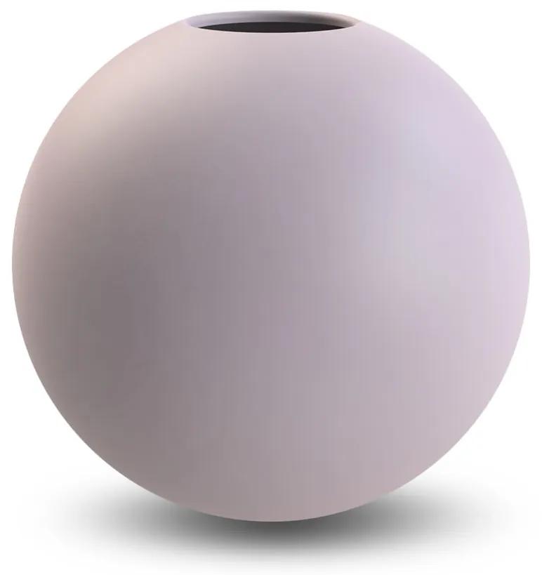 COOEE Design Guľatá váza Ball Lilac 8 cm