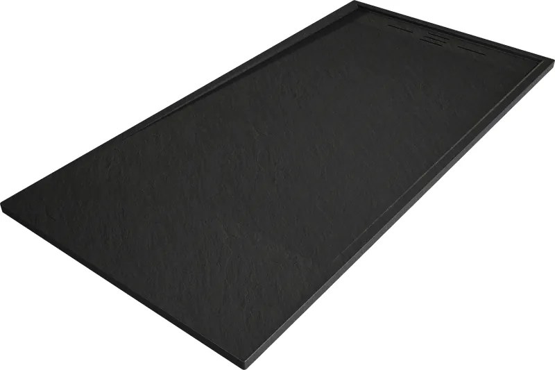 Mexen Amon, SMC obdĺžniková sprchová vanička 170 x 90 cm, čierna, 4F709017