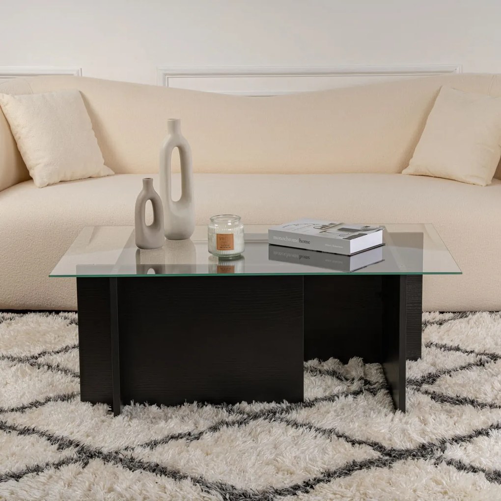 Konferenčný stolík Vetrino Wood Black