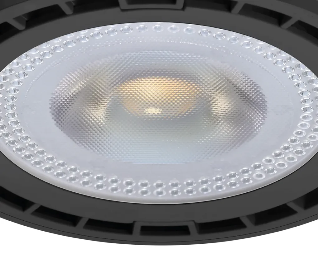 Halogénová LED žiarovka GU10 teplá 3000k 6w 510 lm čierna