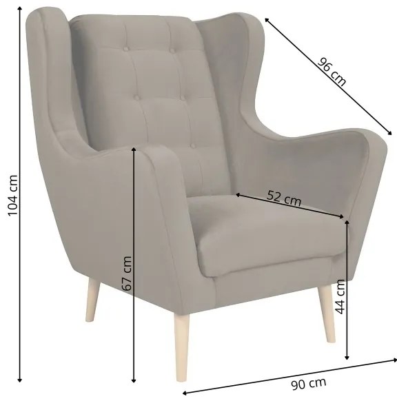 Kreslo OMI XXL modré