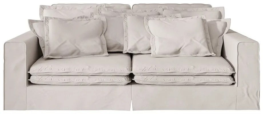 Krémovobiela pohovka 236 cm Nora – Ropez