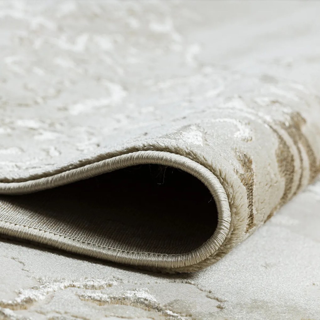 Dywany Łuszczów, Kusový koberec Allure 1961 cream/gold, 160x220, žltá, kancelária