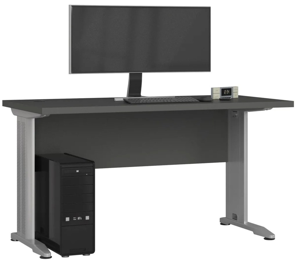 Volně stojící počítačový stůl BM-135 grafitově šedý