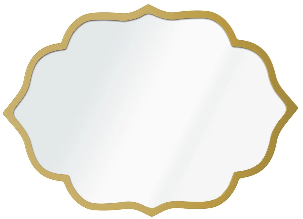 Zrkadlo Velvette (zlatá). Akcia -20%. Vlastná spoľahlivá doprava až k Vám domov. 1127528