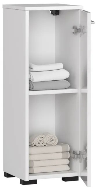 Kúpeľňová skrinka FIN S30 1D biela, lesk