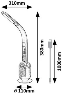Rabalux FIGEN LED stolná lampa 74231