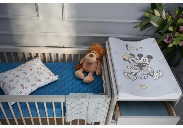 CebaBaby - Prebaľovacia podložka s dvojhranná COSY DISNEY 50x70 cm modrá