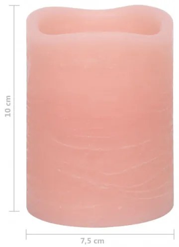 vidaXL Bezplameňové LED sviečky s diaľkovým ovládaním 24 ks biela-