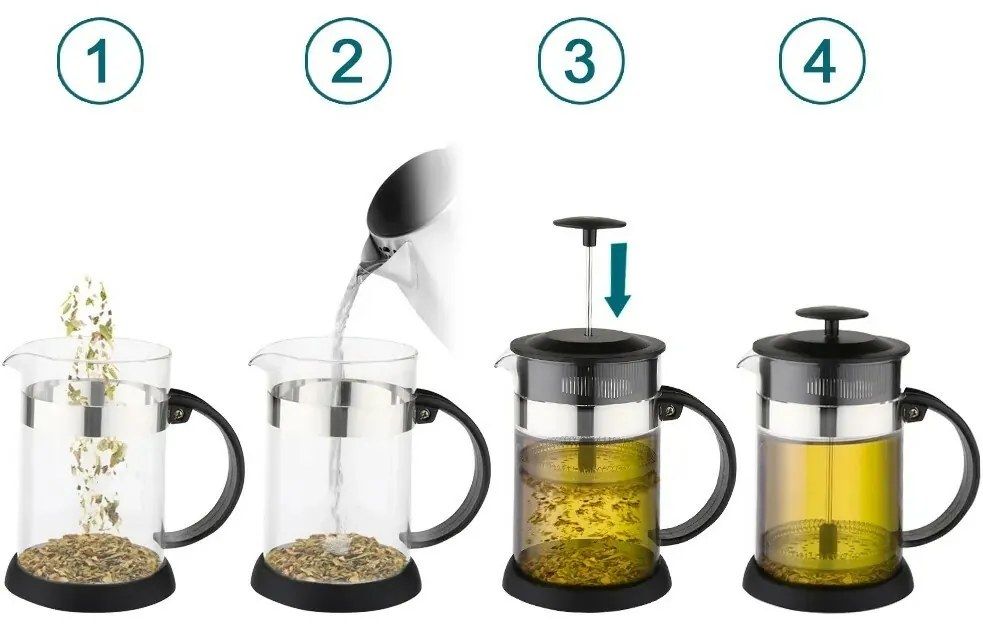 Altom French press na kávu a čaj 800 ml, 800 ml