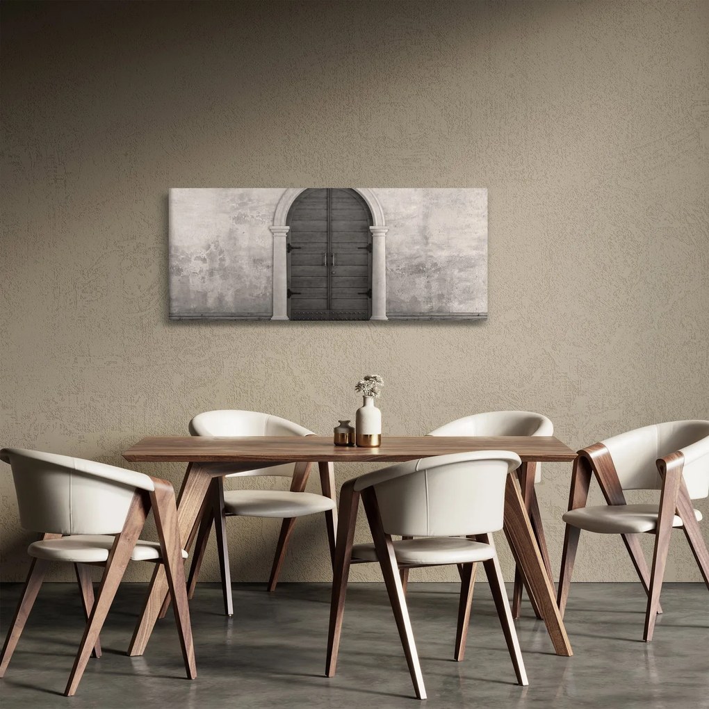 Obraz - Tajomné dvere (120x50 cm)