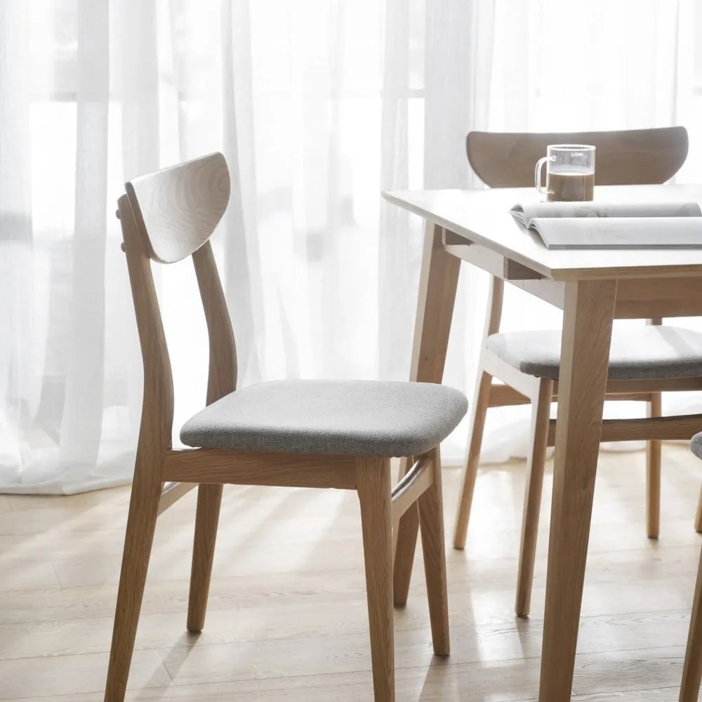 Jedálenské stoličky v súprave 2 ks v prírodnej farbe Rodham - Rowico