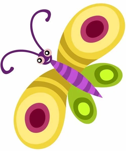 Samolepka ZVIERATKÁ - MOTÝĽ