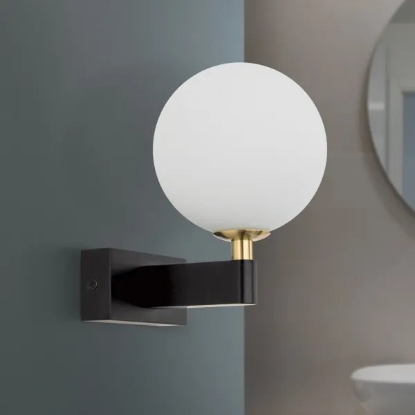 Orion WA 2-1375/1 - Kúpeľňové nástenné svietidlo MARA 1xG9/20W/230V IP44 čierna