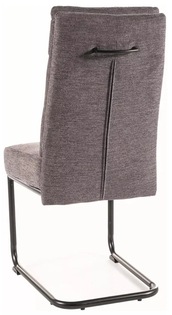 Čalouněná jídelní židle BERRY BREGO šedá