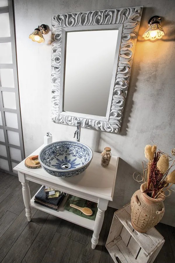 Sapho Sapho, CIMBURA umývadlový stolík 80x50x75cm, starobiela, CIM850