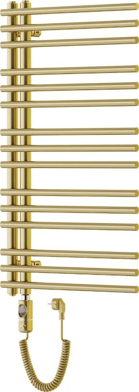 Mexen Neptun, elektrické vykurovacie teleso 900 x 500 mm, 300 W, zlatá lesklá, W101-0900-500-2300-50