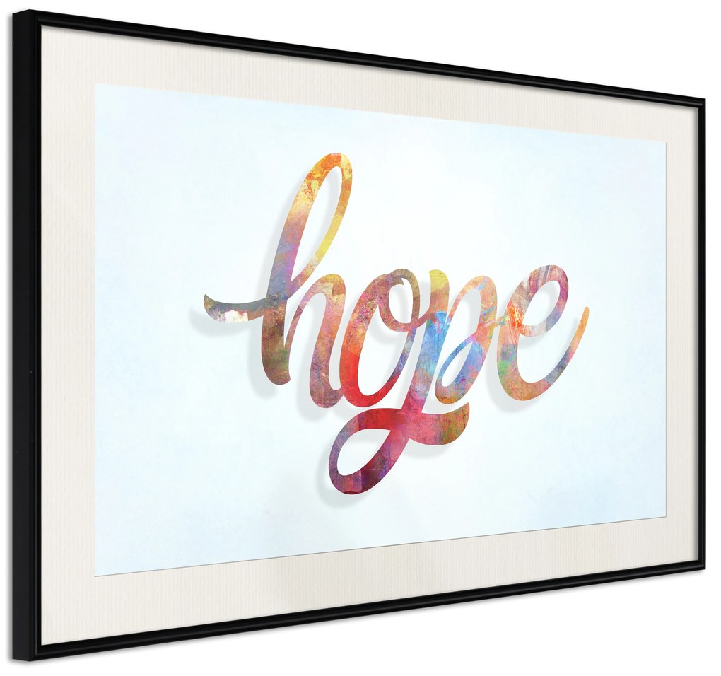 Artgeist Plagát - Hope [Poster] Veľkosť: 30x20, Verzia: Čierny rám