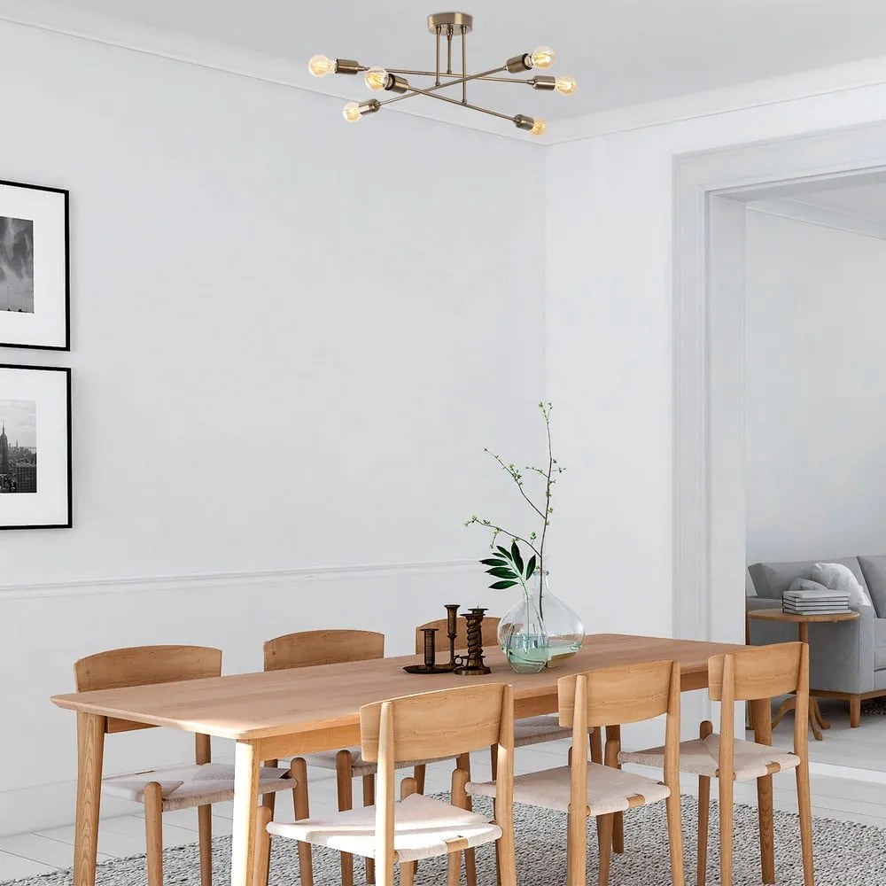 Stropné svietidlo v zlatej farbe Fleur – Opviq lights