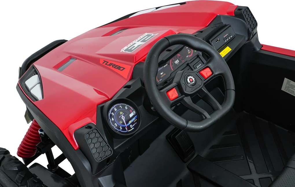 Ramiz Elektrická bugina TURBO 23 pre deti červená