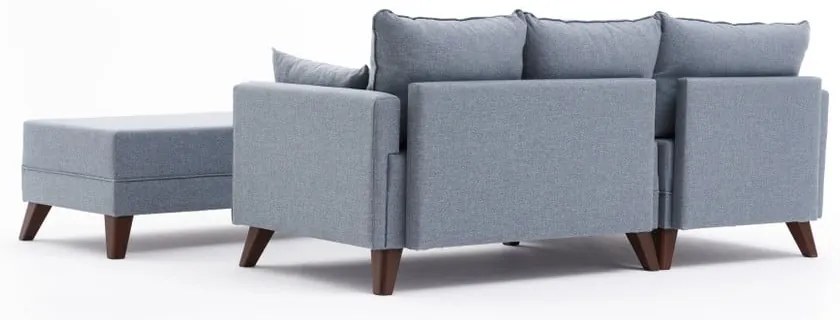 Svetlomodrá rohová pohovka (ľavý roh) Bella – Balcab Home