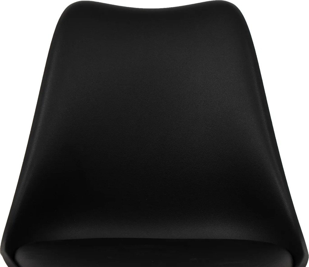 Noela Škandinávska jedálenská stolička SCANDINO čierna