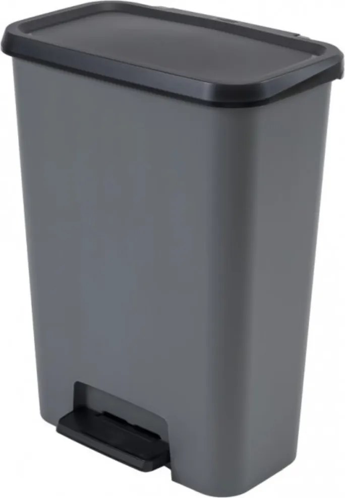 Curver Odpadkový kôš COMPATTA 50 l, sivý