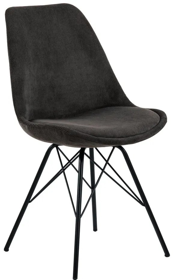Tmavosivá jedálenská stolička Eris - Actona