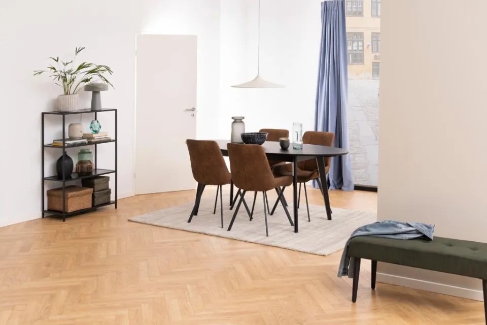 Jedálenská stolička Waylor camel hnedá