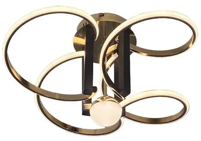 LED Stmievateľný prisadený luster LED/80W/230V 3000-6500K + diaľkové ovládanie