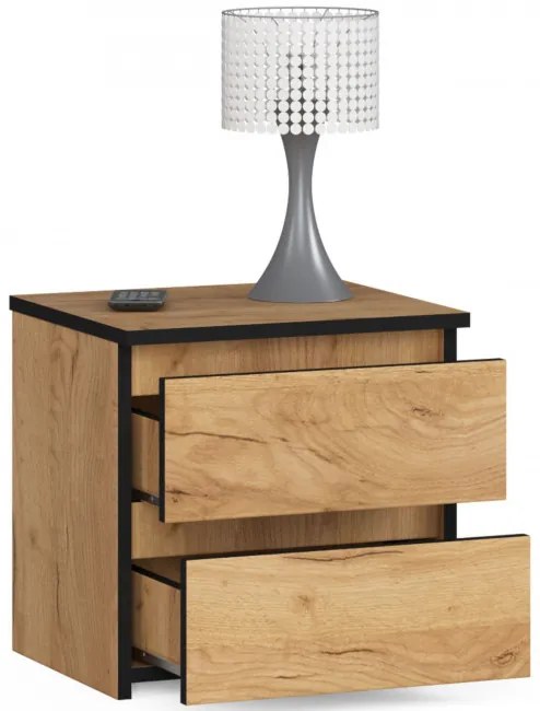 Nočný stolík CL2 2SZ CLP dub craft