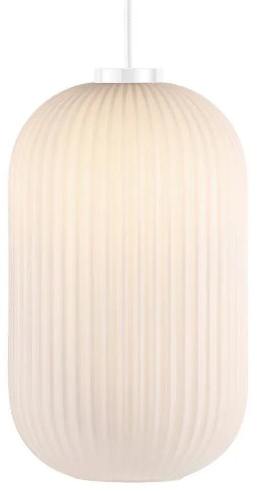 Nordlux Závesný luster z opálového skla Milford pre žiarovku E27 ø20cm 46573001
