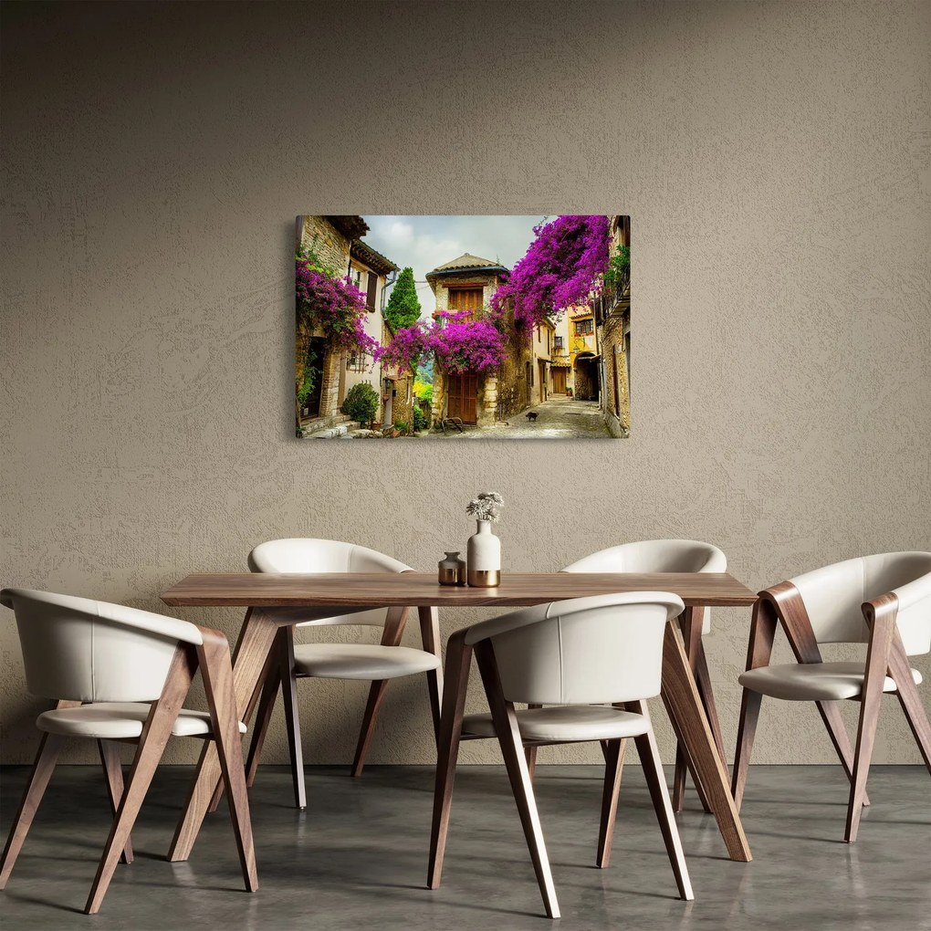 Obraz - Stredomorská lenivá ulička (90x60 cm)